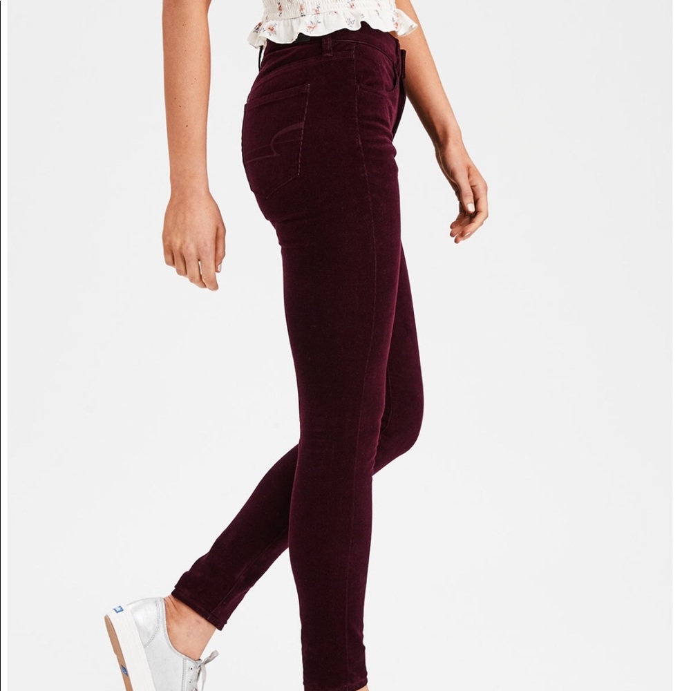 HIGH-WAISTED CORDUROY JEGGING - Picture 3 of 7